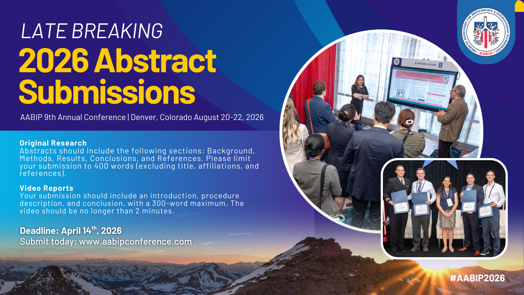 2026 AABIP Abstract Submissions 2026 AABIP Abstract Submission 